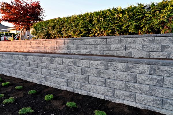 Concrete Retaining Wall Installation in Dothan