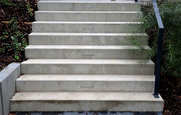 Poured Step Installation in Dothan