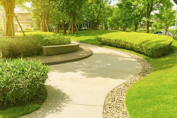 Cement Walkway Installation in Dothan